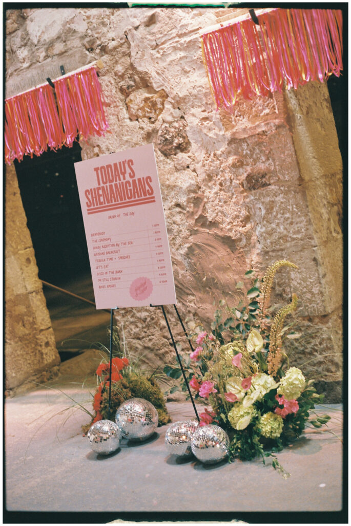 Kinkell Byre wedding shot on film