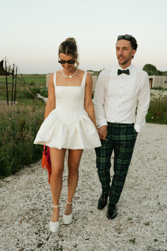 BRIDE IN @balykina.brand AFTER PARTY DRESS