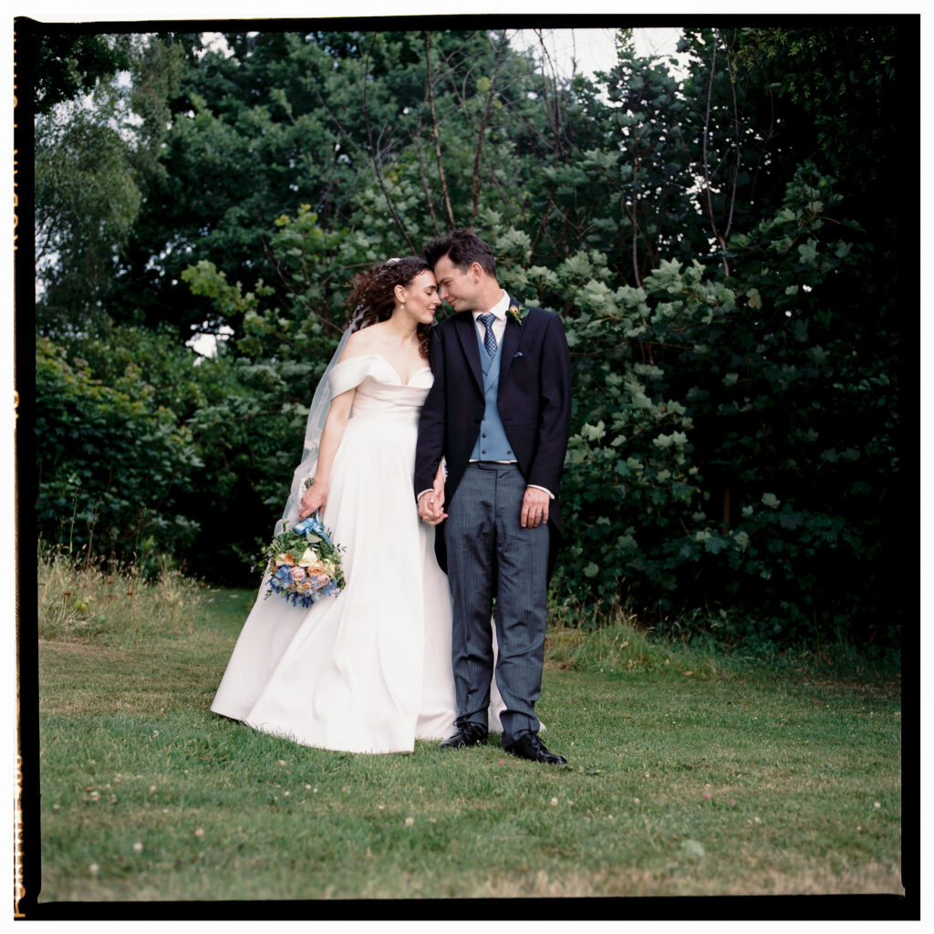 Bride in vintage style wedding dress-Italian inspired 