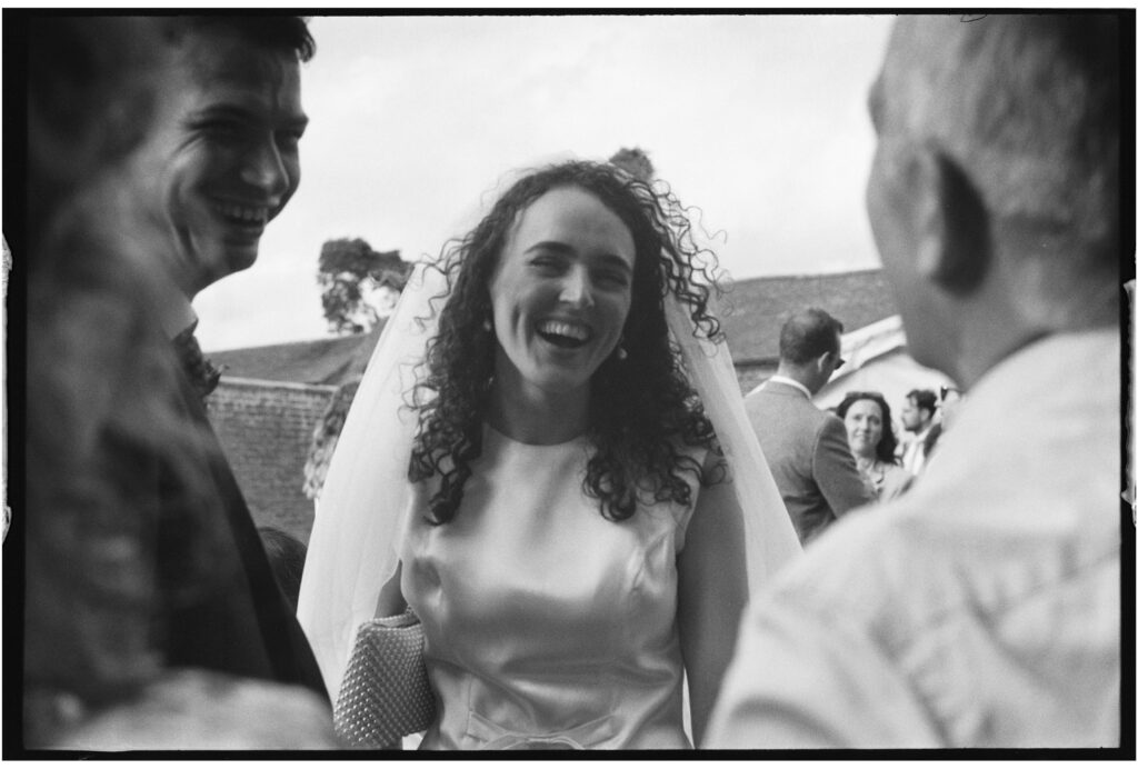 Bride in vintage style wedding dress-Italian inspired 