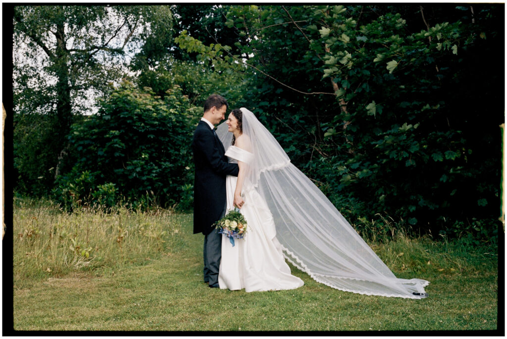 Bride in vintage style wedding dress-Italian inspired 