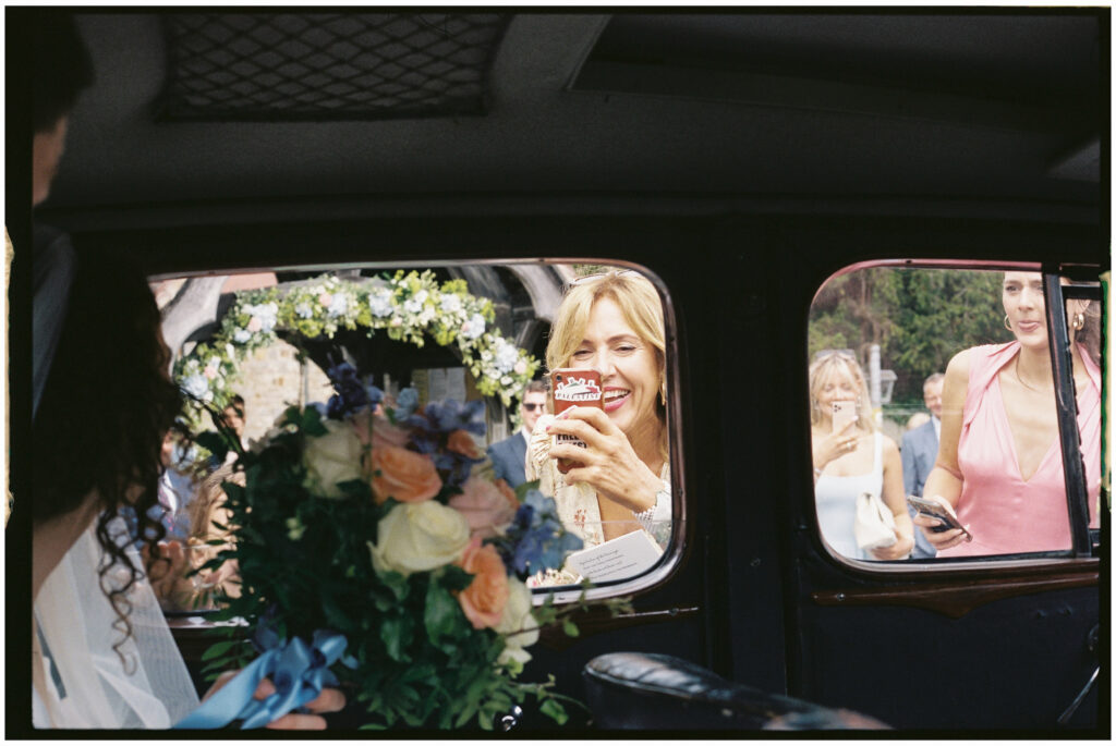 Wedding shot on 35mm film.