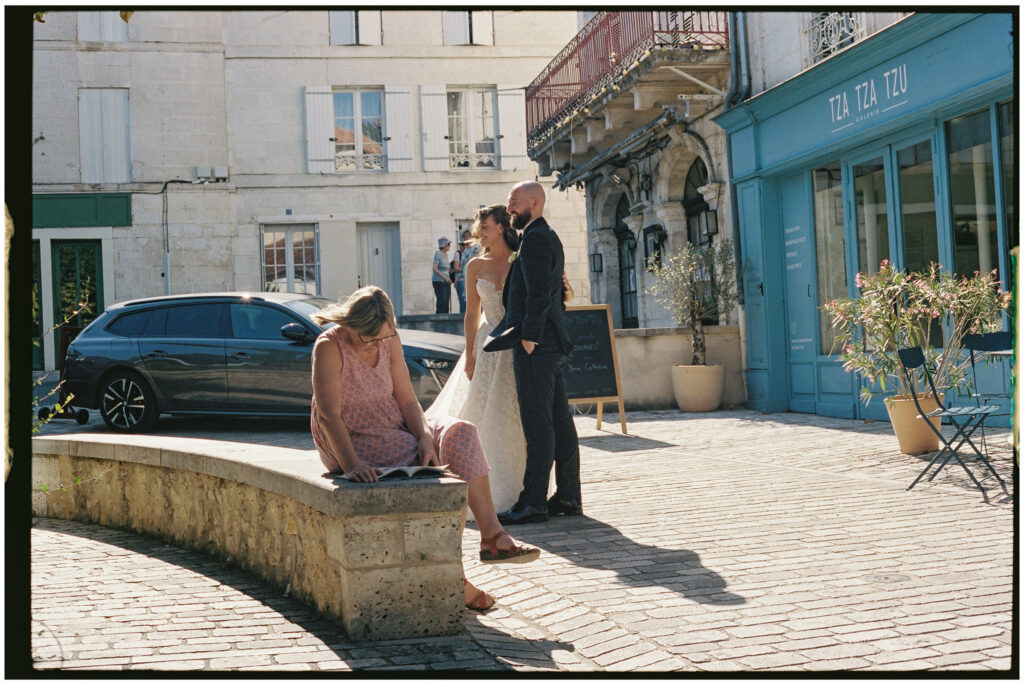 Wedding in France shot on 35mm film