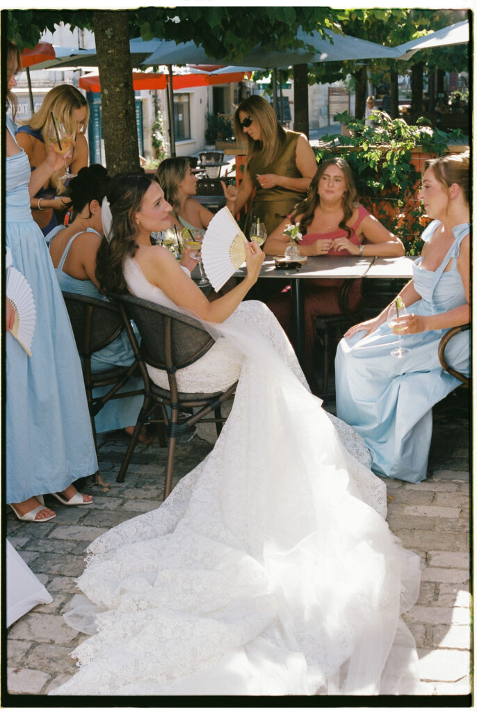 Wedding in France shot on 35mm film