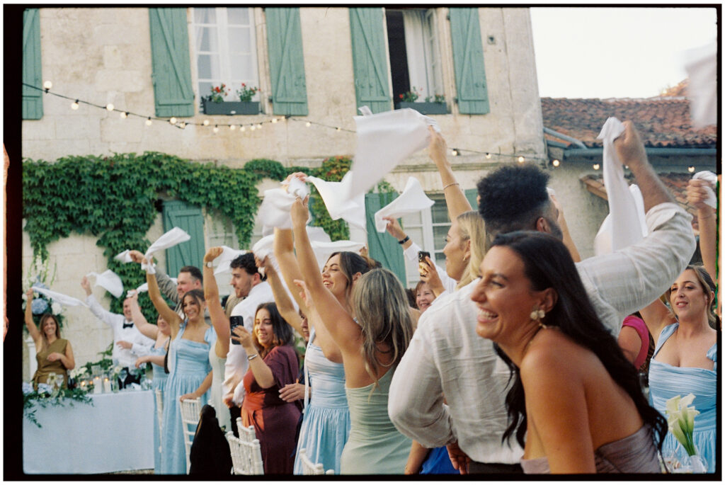 Wedding in France shot on 35mm film