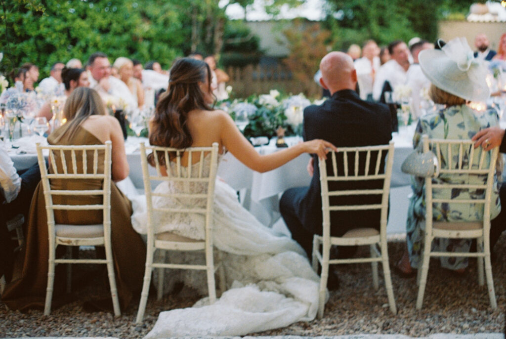 Wedding in France captured on analogue photography