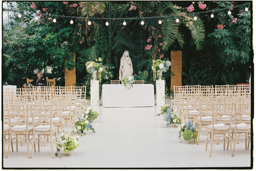 Sefton Palm House Wedding captured on film 