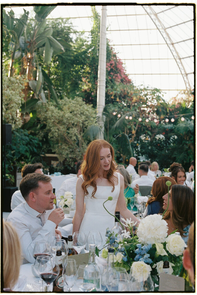 Black Tie Wedding at The Palm House, Liverpool captured on 35mm film 