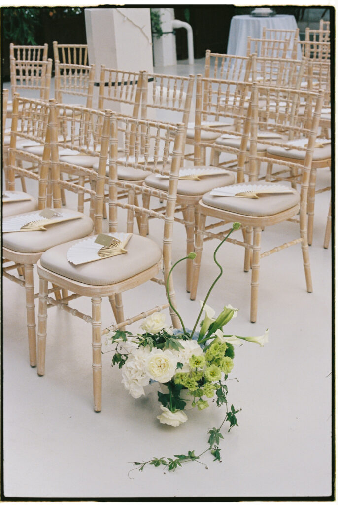 Wedding Flowers at the Palm House captured on film 